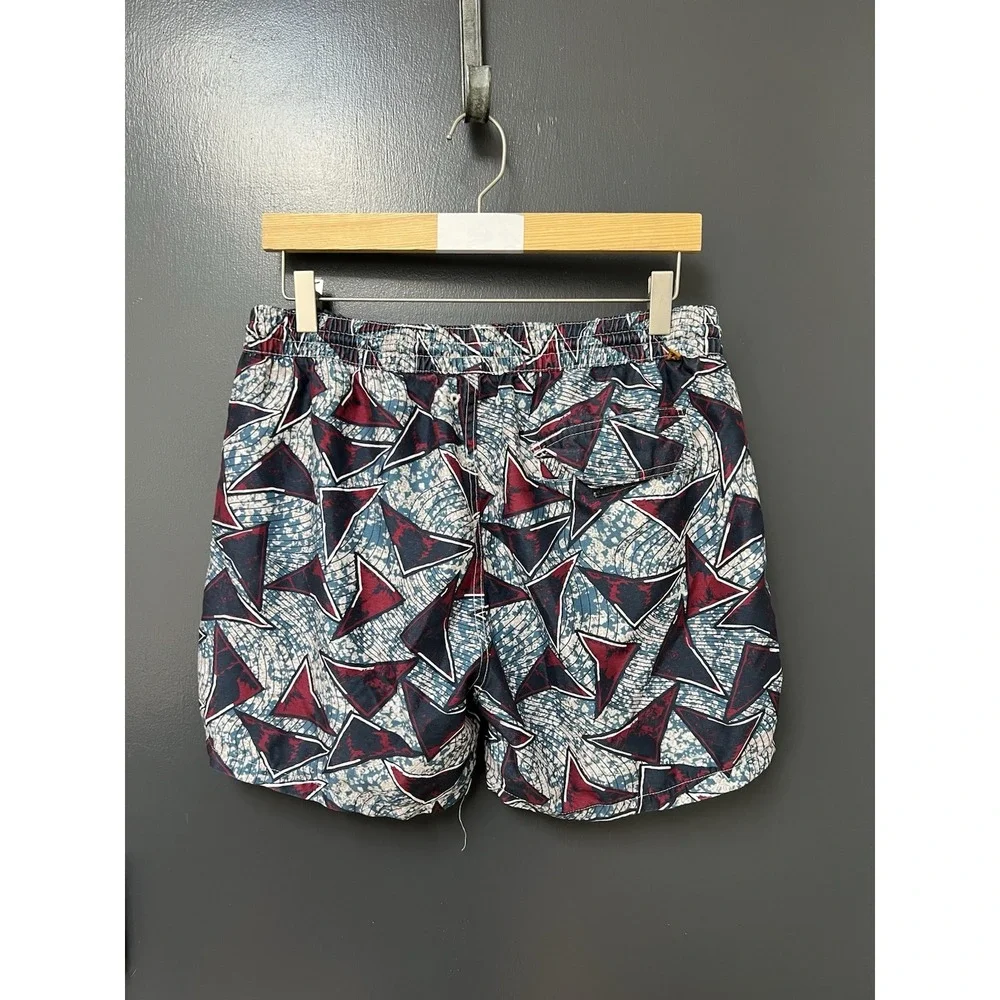 Farah Vintage Patterned Swim Shorts and Button Up Set Sz M
